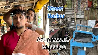 Acupressure Massage and Back Massage by Street Barber