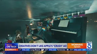 Backlash Over Apple's "Crush" Video Showing Destruction of Creative Tools