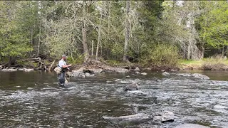 Brook trout fishing in Northern Maine