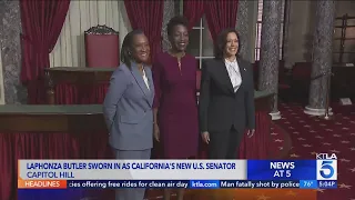 Laphonza Butler sworn in to replace Dianne Feinstein in Senate