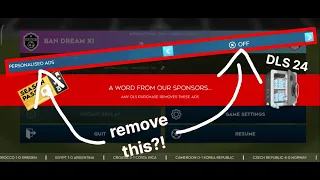 How to remove halftime ads in DLS 24 | DLS 24 remove half-time ADS