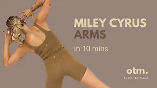 GIRL! Miley Cyrus Arms in 10 mins | At home Pilates workout