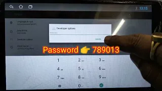 Developer option password in Android Car player. How to enable Developer option in Android head Unit