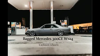 Bagged Mercedes 300CE W124 w/ Carlsson wheels