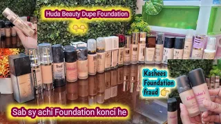 Kashees Foundation are Fraud || Huda Beauty Dupe  Foundation || merium perviz Foundation na Khareden