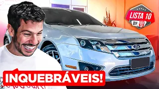 INDESTRUTÍVEIS e BARATOS DE MANTER! 10 MELHORES CARROS até 50MIL REAIS