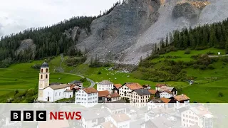 Swiss village of Brienz evacuated over risk of imminent rockslide - BBC News