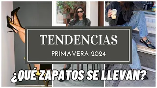 MODA -Tendencias primavera verano 2024 - Los zapatos que se van a llevar