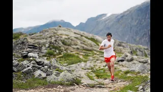 Ultra Trail Runner Killian Jornet Incredible Side Mountain SkyRunning