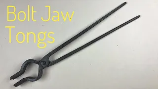 Forging bolt jaw tongs, traditional approach