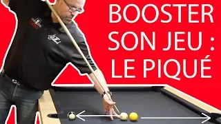 Cours de billard : Le piqué