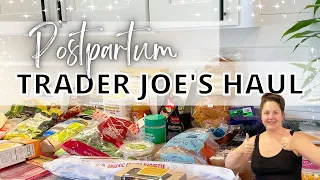 Trader Joe's Healthy Grocery Haul | Grocery Haul Family of 5 | Postpartum Diet Ideas