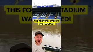 The day Sheffield Wednesday's stadium was flooded!😳🏟 #football #footballstadium #sheffieldwednesday