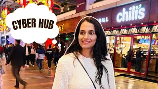 Cyber Hub Gurgaon- Best Restaurants, Cyberhub in Night, Best Pubs , Cyber hub Gurgaon vlog in Hindi