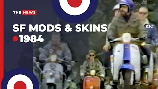 San Francisco Mod Revival, 2 Skinheads and Scooters on the News in 1984