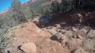 Toyota 4runner in Sedona Arizona climbing Devil's Staircase