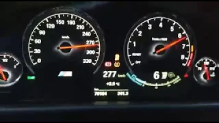 BMW M5 F10 Tuned 100-200kmh acceleration