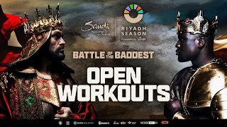 Tyson Fury vs Francis Ngannou Open Workout LIVE | Riyadh Season | #FuryNgannou