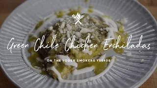 Green Chile Chicken Enchiladas