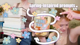 Spring-Inspired TBR Prompt Jar Picks my Spring Reads 💐 🤍 Spring TBR