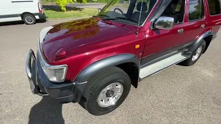 1992 Toyota Hilux Surf 2.4 turbo diesel walk around video 0020