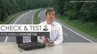 Le sonomètre PCE-MSM 4 pour une mesure optimale du son | PCE Instruments