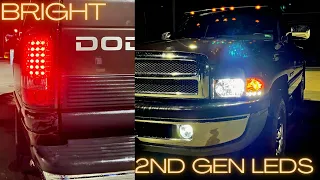 Converting a 2nd Gen Dodge to LED Headlights/Taillights/Fog-lights (MUCH BRIGHTER)