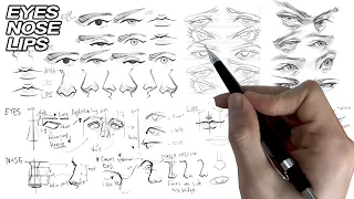 ✍🏻 1HOUR REAL CLASS - NEVER FAIL "EYES, NOSE, LIPS" ✍🏻