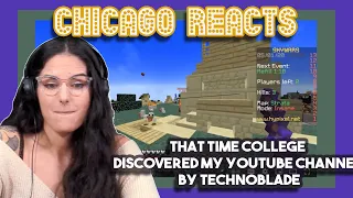 That Time College Discovered My YouTube Channel by Technoblade | Voice Actor Reacts