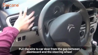 Hot to install the Backup Rearview Reversing Camera Wiring installation