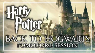 BACK TO HOGWARTS! Full Journey - Harry Potter Pomodoro Session - Harry Potter ASMR #BacktoHogwarts