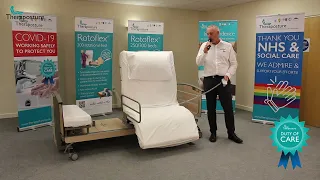 Who can benefit from getting in and out of bed independently with a Rotoflex?