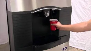 Manitowoc Half Size Cube Ice Machine - Indigo Series w/ Hotel Dispenser Video (IY-0505W_SFA-291)