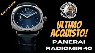 Panerai Radiomir 40: "il mio ultimo acquisto, con breve storia del marchio". #mechanical #wow