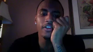 Trey Songz chilling on ustream