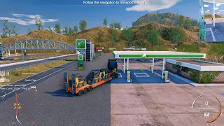 Truck and logistics simulator, realistic graphics gameplay, simulator game for xbox series x,