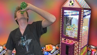 Kid Rages at the Candy Claw Machine