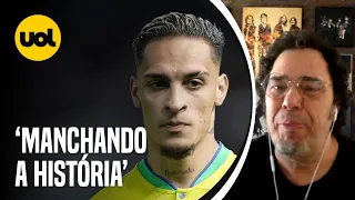 CAMISA DA SELEÇÃO ESTÁ SENDO RIDICULARIZADA, JOGADA NO LIXO, DIZ CASAGRANDE SOBRE O CASO ANTONY