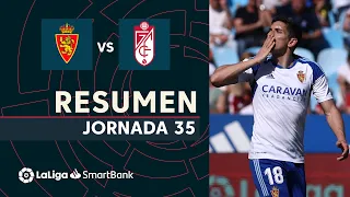 Highlights Real Zaragoza vs Granada CF (1-0)