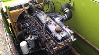 Claas Dominator 86 Perkins Engine First Start