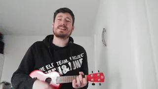 Blinded by your graceGangsta's Paradise Cover on ukulele