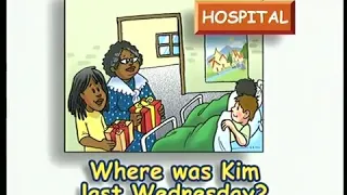 Spotlight 4 Student's Book Module 5 Tea Party page 76 ex. 2 Where was Kim last week? - Look & Answer