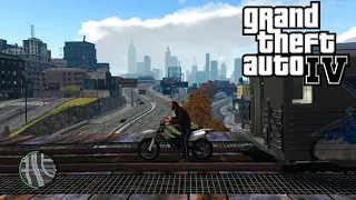 Grand Theft Auto 4 Ragdolls & Motorcycle Crashes Complitation №7