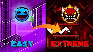 Geometry Dash JUMPSCARES but it gets more INTENSE