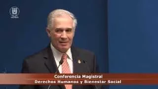 Conferencia Magistral Derechos Humanos y Bienestar Social