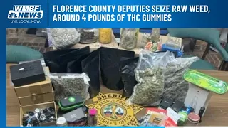 Florence County deputies seize raw weed, around 4 pounds of THC gummies