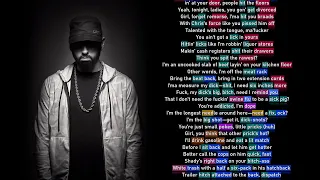 Eminem - Won't Back Down (Rhyme Scheme)
