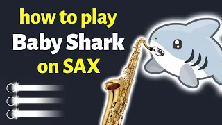 Baby Shark Sax Tutorial | Saxplained