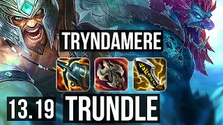 TRYNDA vs TRUNDLE (TOP) | Comeback, 2.4M mastery, 400+ games | EUW Master | 13.19