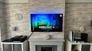 Philips OLED Ambilight lighting daytime test. BRIGHT enough???